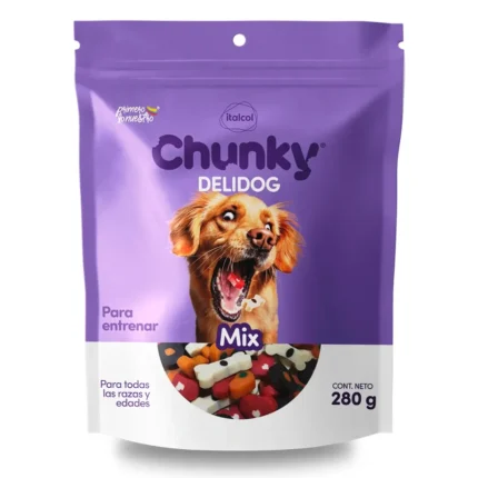 Snack de entrenamiento para perro Chunky delidog mix