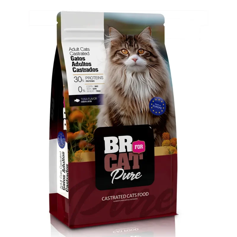 Alimento para gato castrado Br for cat de atún