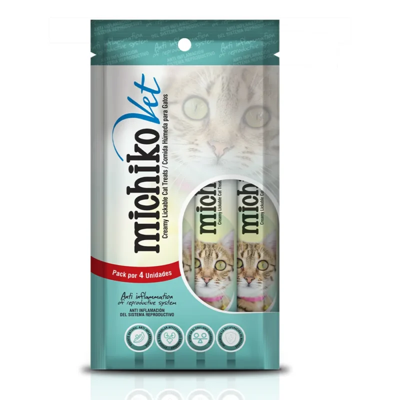 Suplemento nutricional para gato Michiko vet anti inflamacion del sistema reproductivo