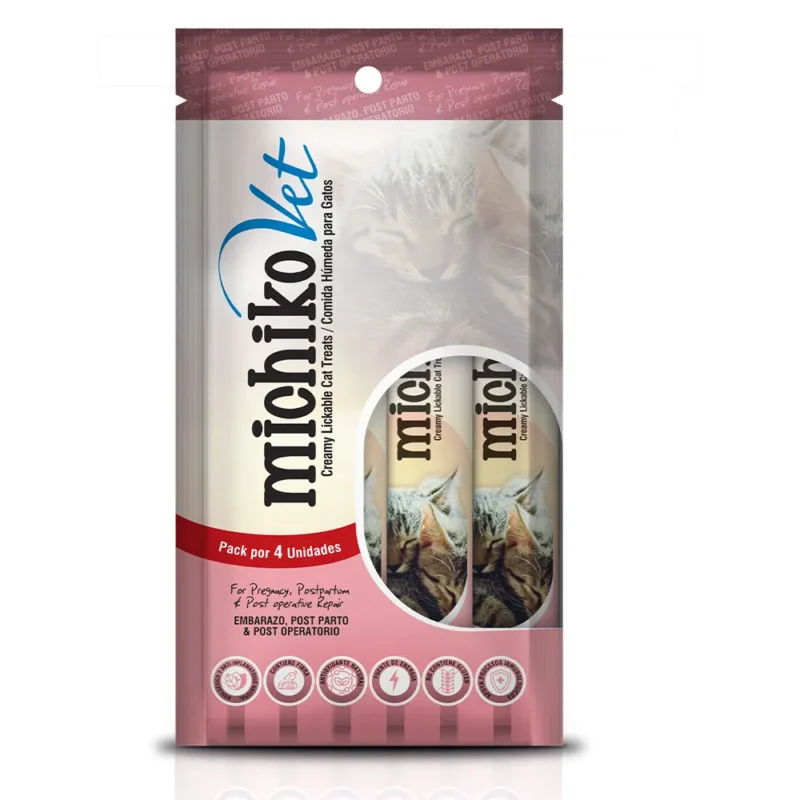 Suplemento nutricional para gato Michiko vet embarazo, post parto y post operatorio
