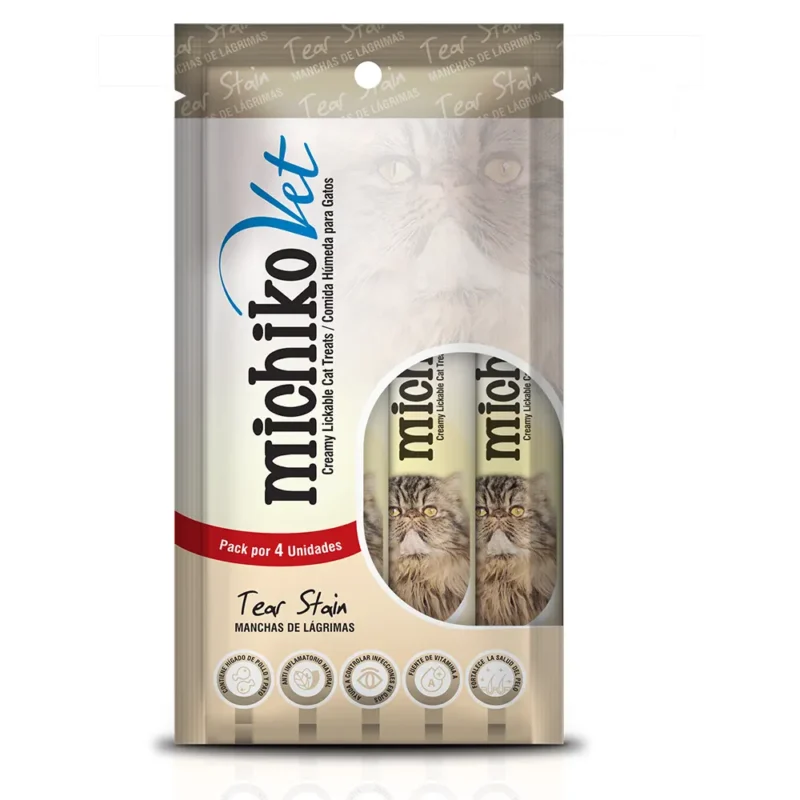 Suplemento nutricional para gato, Michiko vet manchas de lagrimas