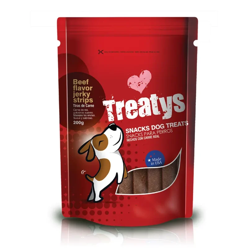 Treatys Beef flavor jerky strips