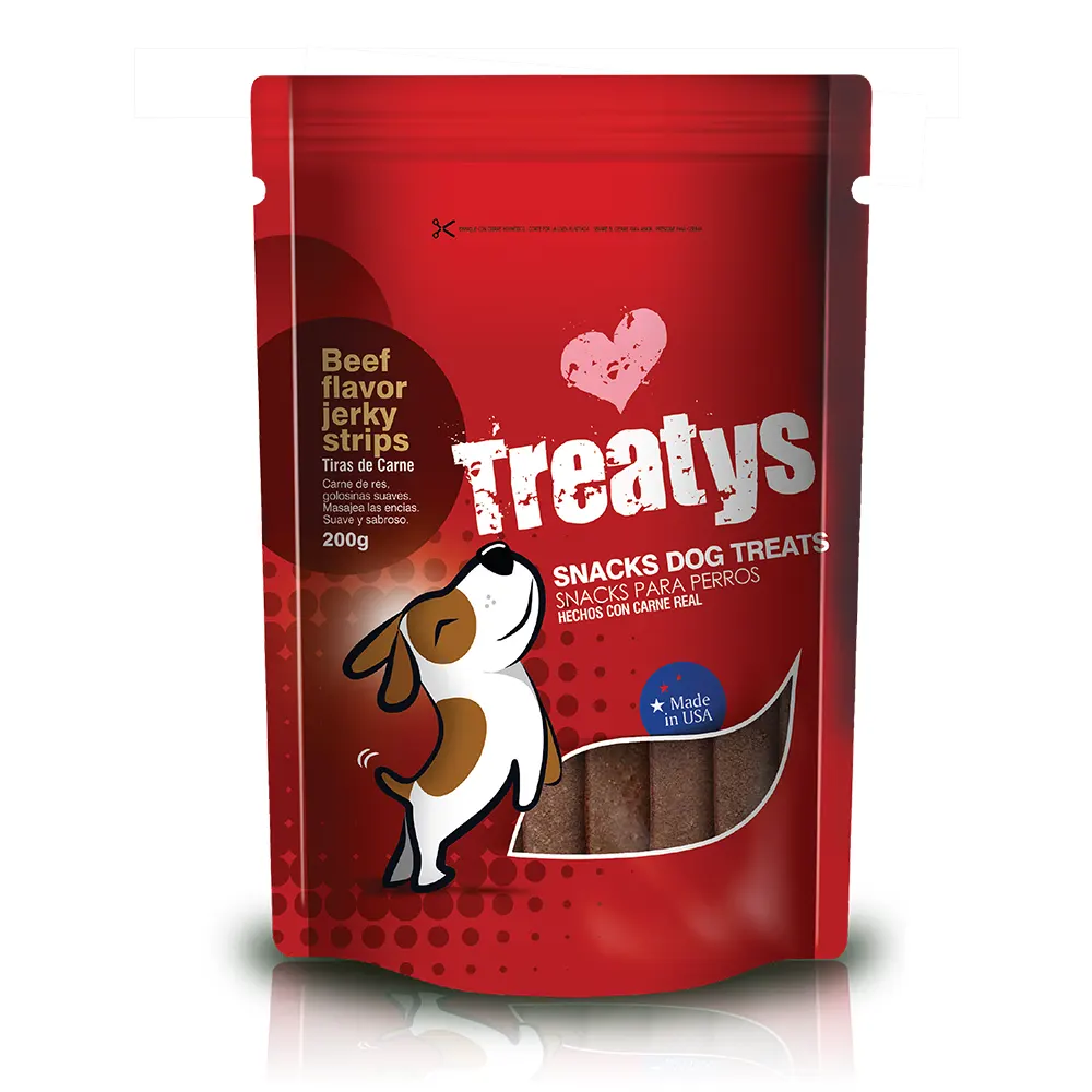 Treatys Beef flavor jerky strips