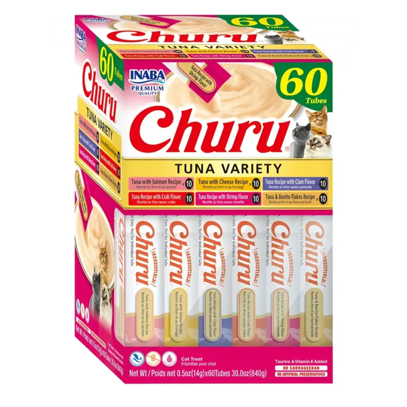 Churu tuna variety caja rosada multi sabor