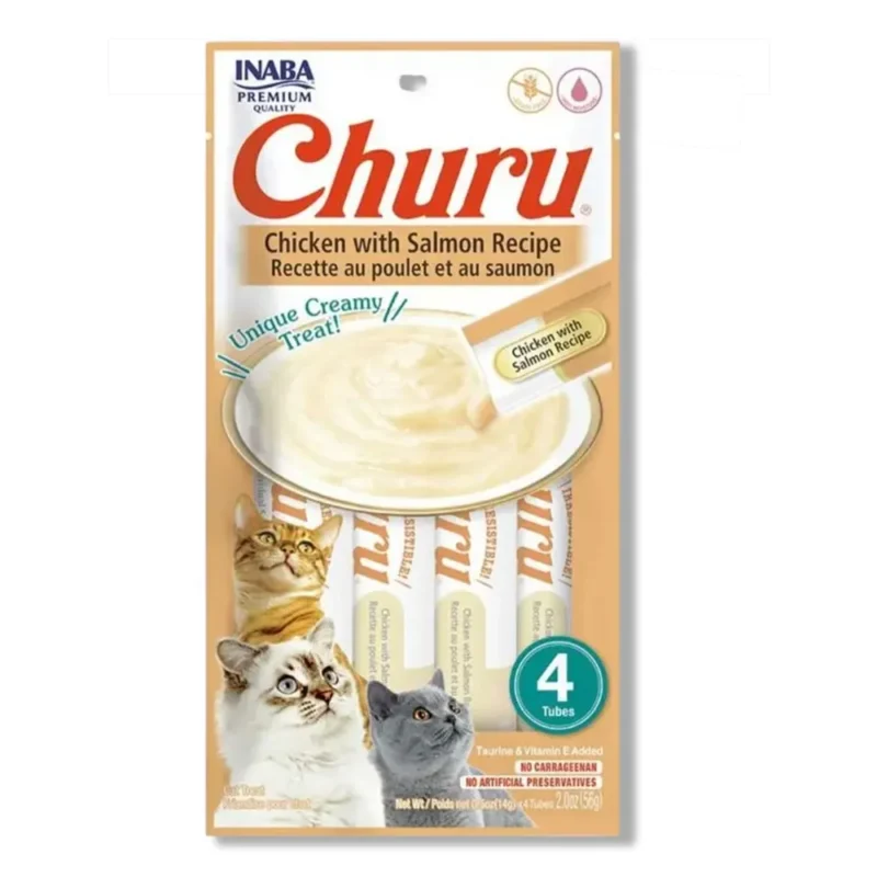 Churu pollo y salmon