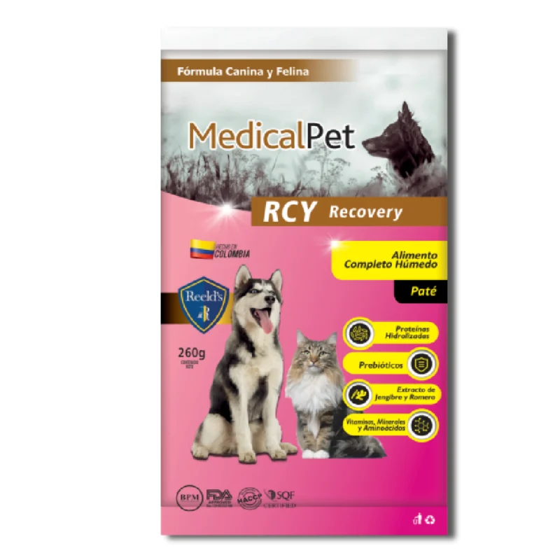 Alimento humedo preescrito urinario para gato y perro Medical pet recovery