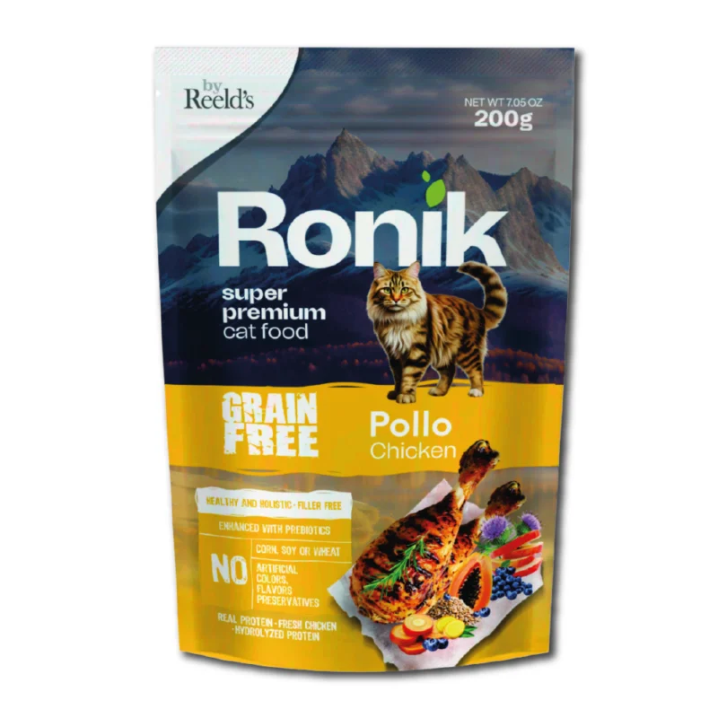 Alimento humedo para gato Ronik grain free