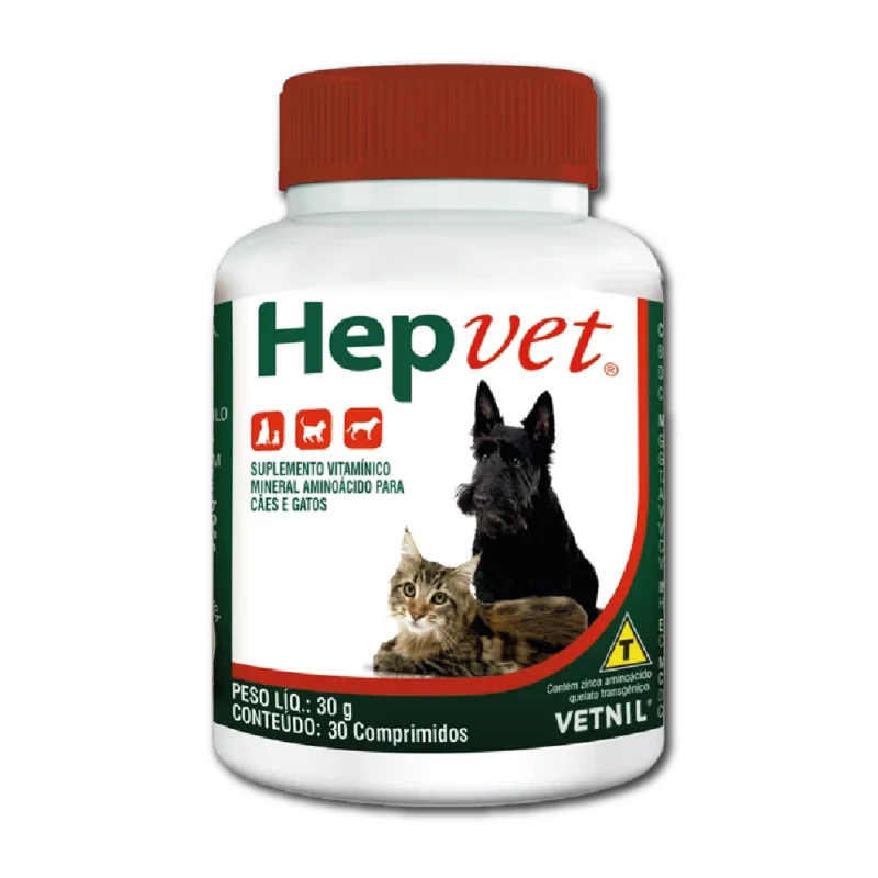 Suplemento vitaminico para perro y gato Hepvet