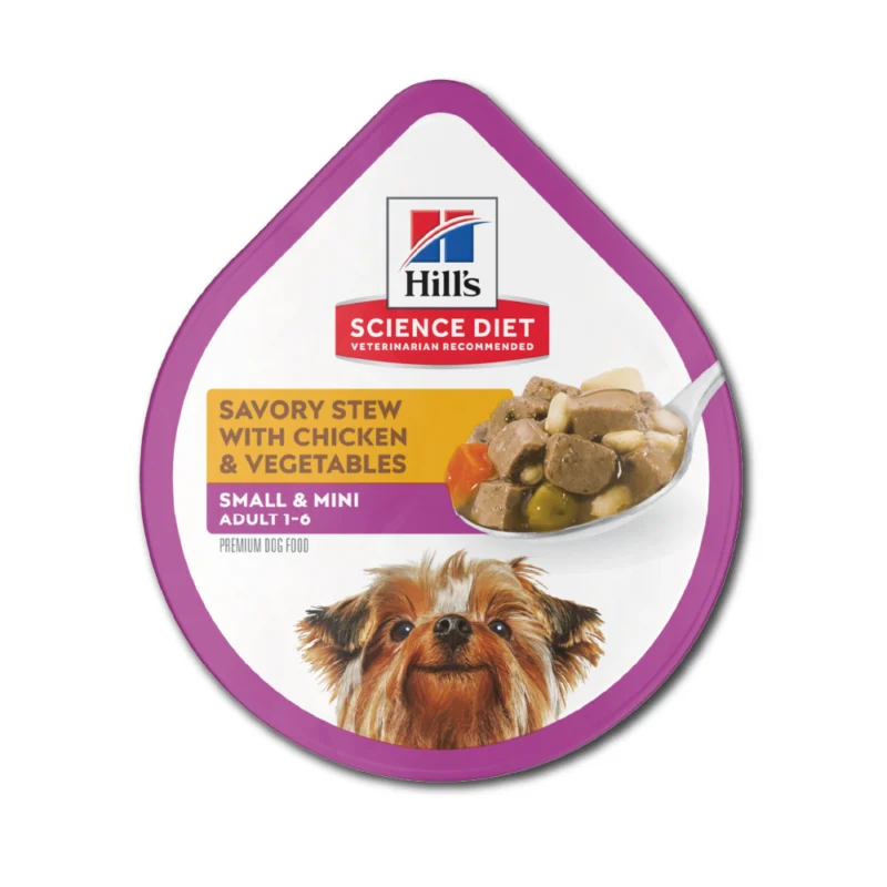 Hills small paws bandeja pollo y vegetales