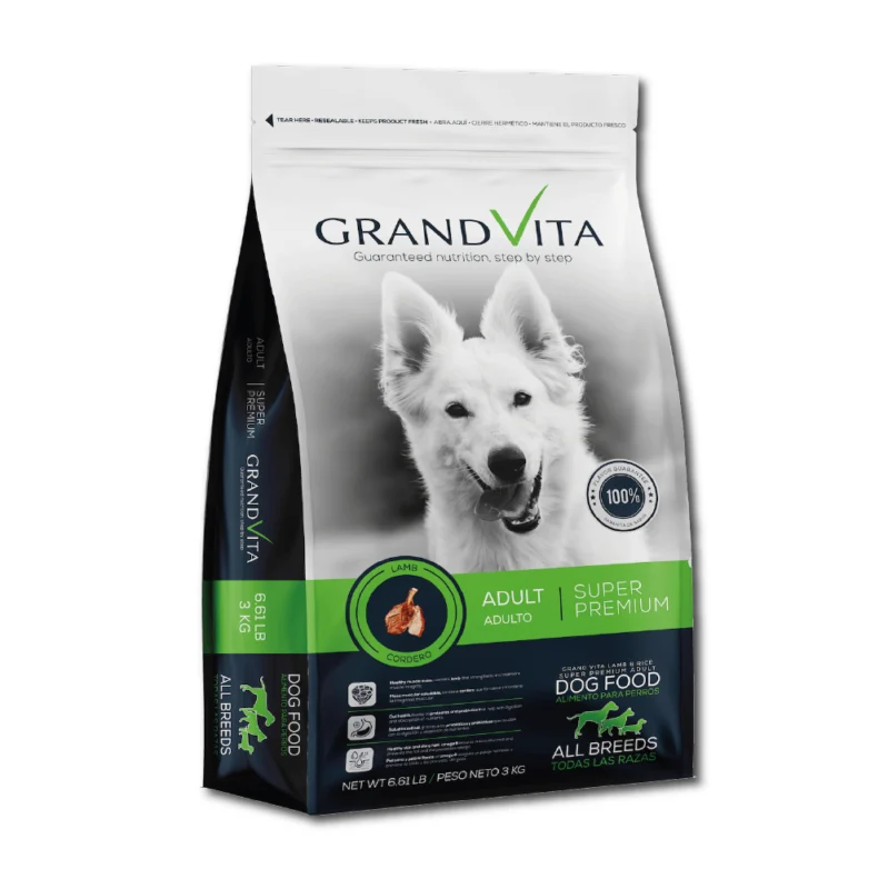 Alimento para perro adulto Grand vita cordero