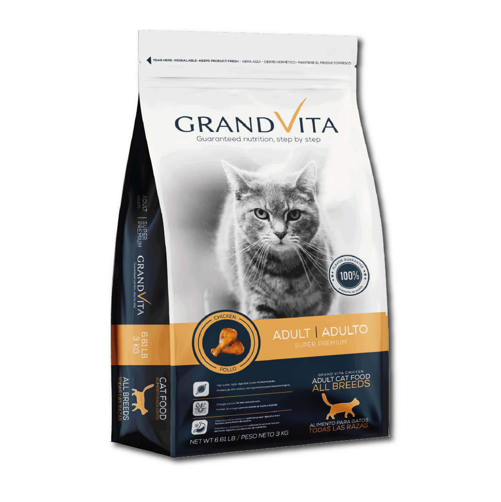 para gato adulto Grand vita pollo