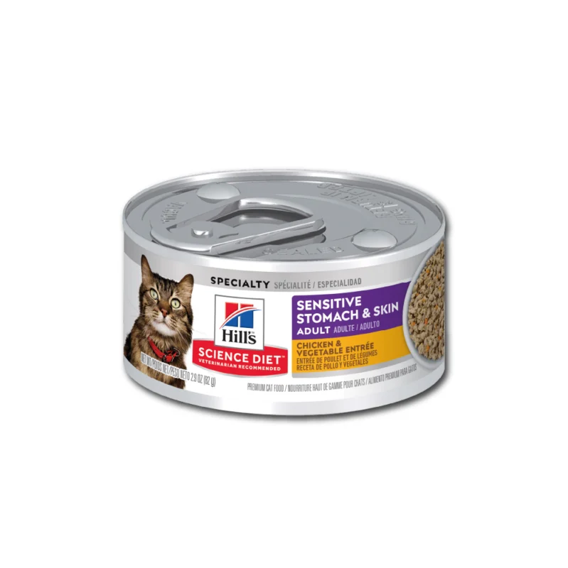 Alimento húmedo para gato Hills Sensitive Stomach y Skin