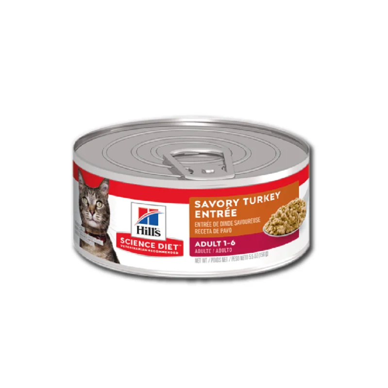 Alimento húmedo para gato Hills adulto pavo