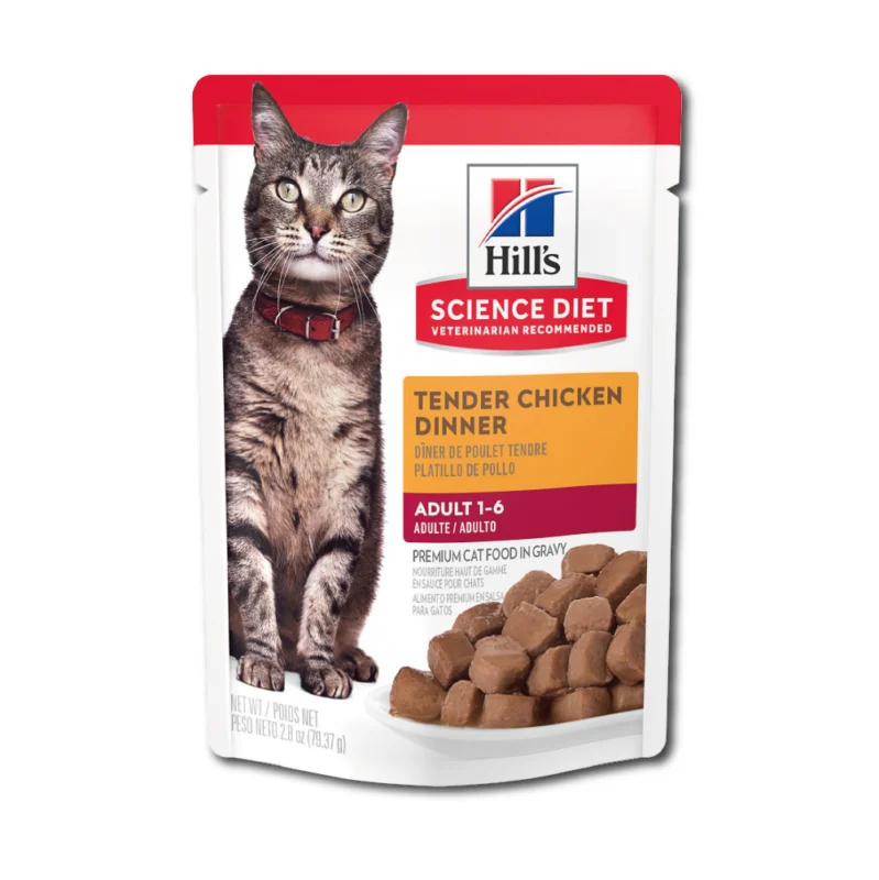 gato Hills 1 -6 años con pollo pouch