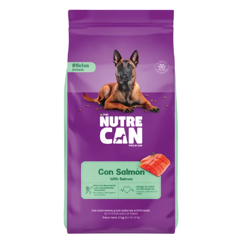 Alimento para perro adulto Nutrecan atleta salmón